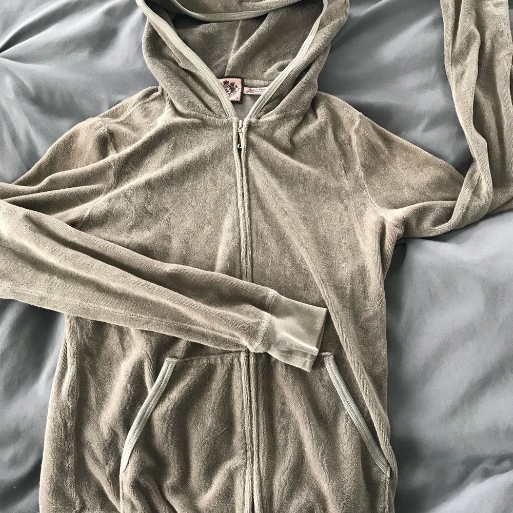 Juicy couture terry cloth zip up 🎊